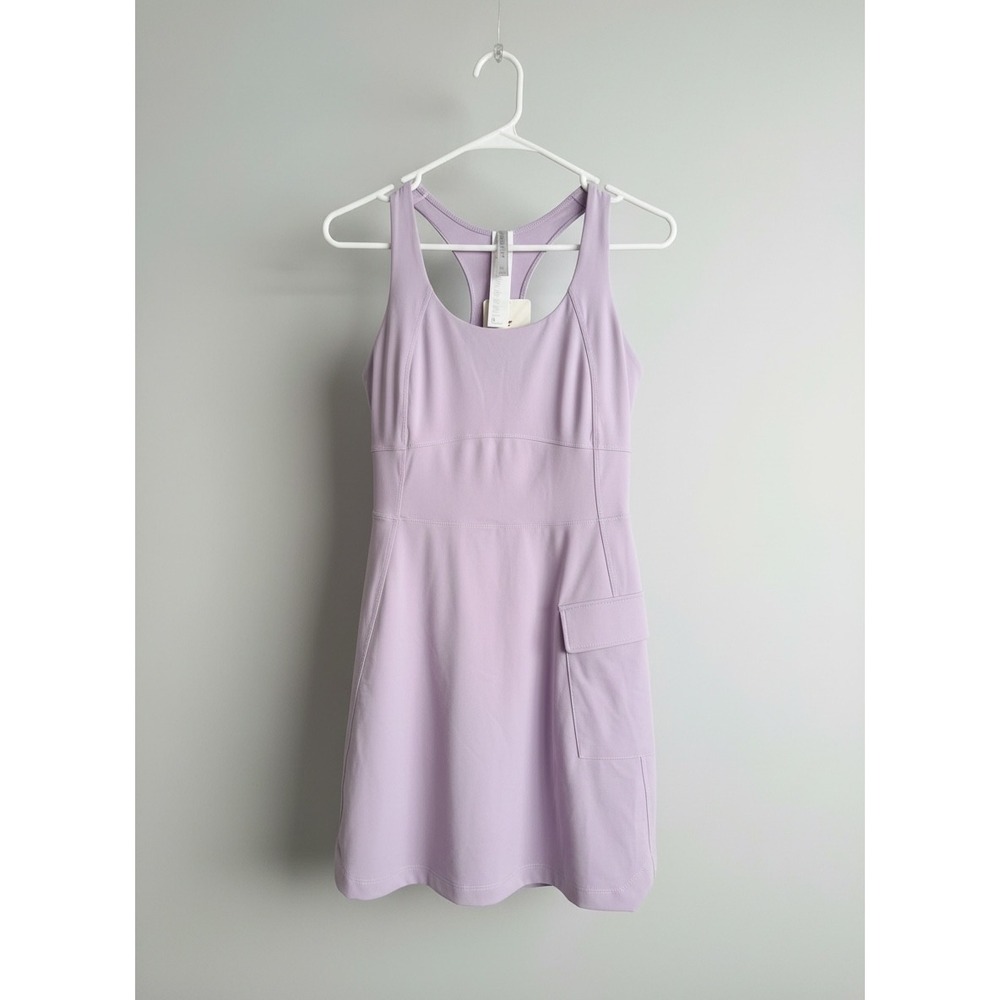 Fabletics One Active Dress Womens Medium Lavender Purple Cargo Pocket NWT - Picture 4 of 6